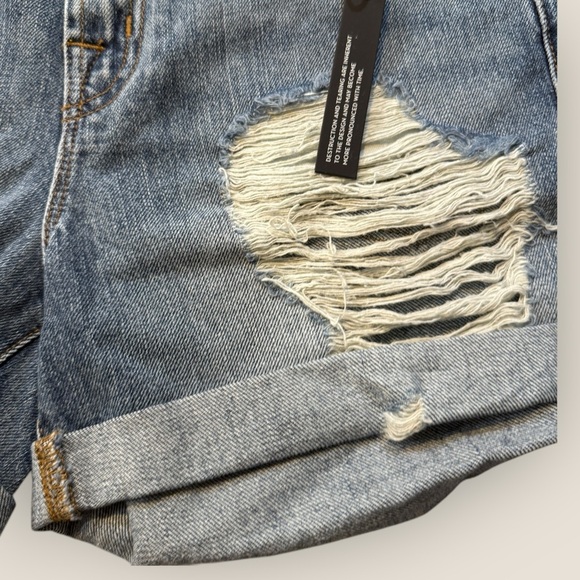 J Brand | Distressed Denim Shorts | Size 25 | NWT (Runs Big) - Picture 6 of 12